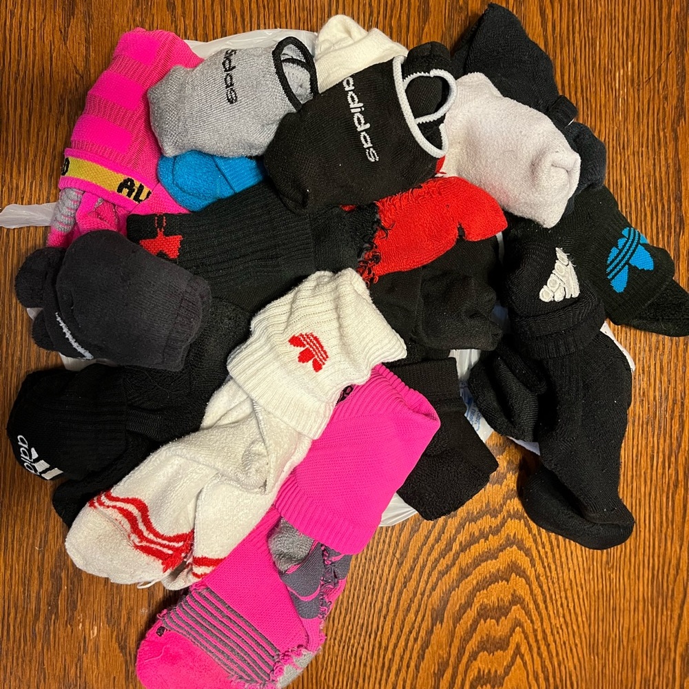 Bundle of athletic socks